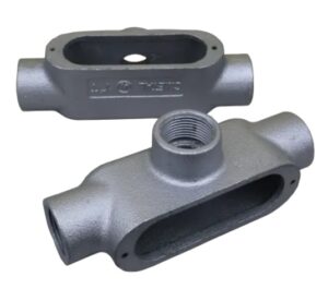 Caja Condulet Tipo T 4" Form 5 Hierro Maleable Galvanizado En Caliente C/Tapa, UL E527889